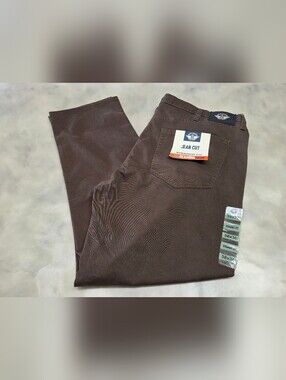Dockers NWT Straight-Fit Jean Cut Brown Jeans 38x30